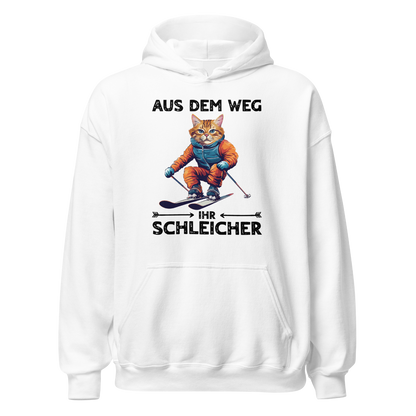 Schleicher Hoodie mit bayrischem Spruch, Motivdetail