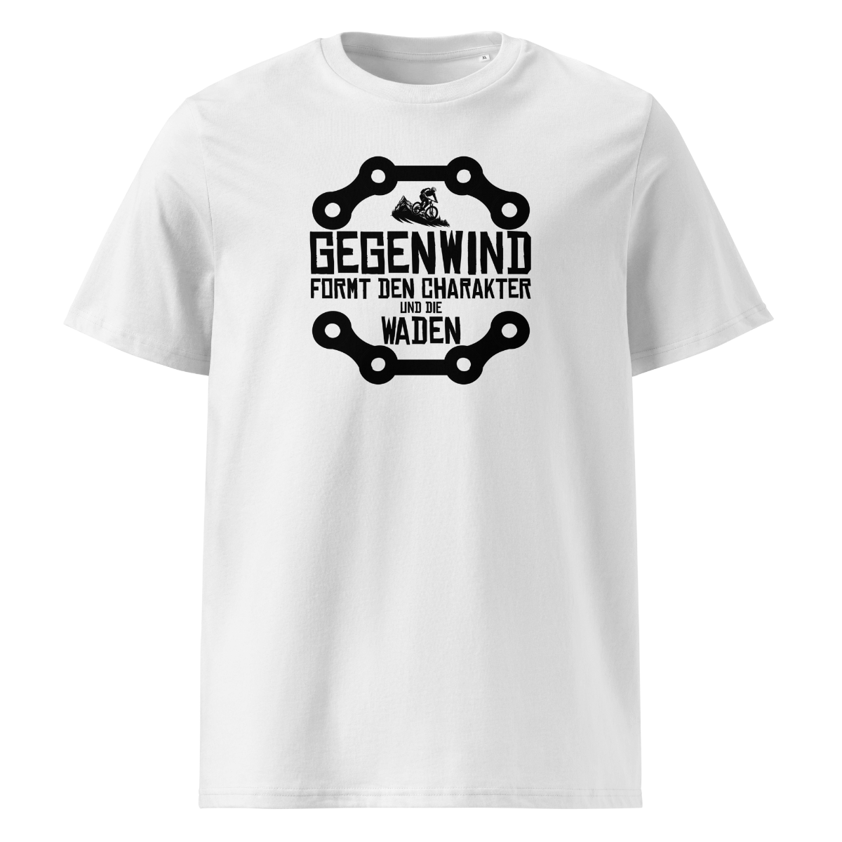 Gegenwind T-Shirt Unisex mit lustigem Spruch, Motivdetail