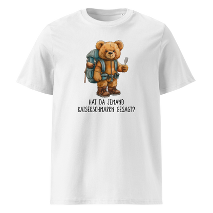Kaiserohr T-Shirt Unisex mit Teddy-Motiv, Motivdetail