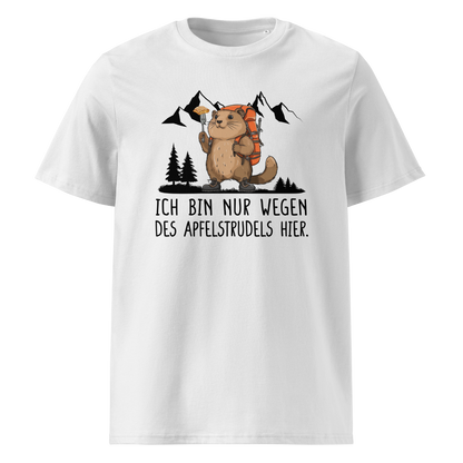 Apfelstrudel T-Shirt Unisex mit Spruch, Motivdetail