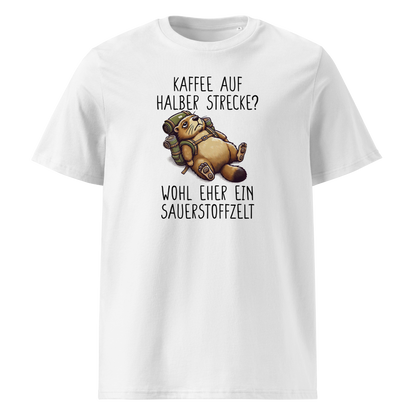 Kaffee T-Shirt mit Kaffeespruch, Motivdetail
