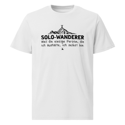 Solo T-Shirt mit Berg-Spruch, Motivdetail