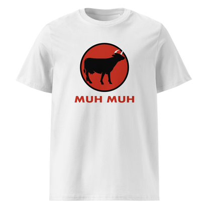 Muh Bio T-Shirt Unisex mit Kuh-Motiv, Motivdetail