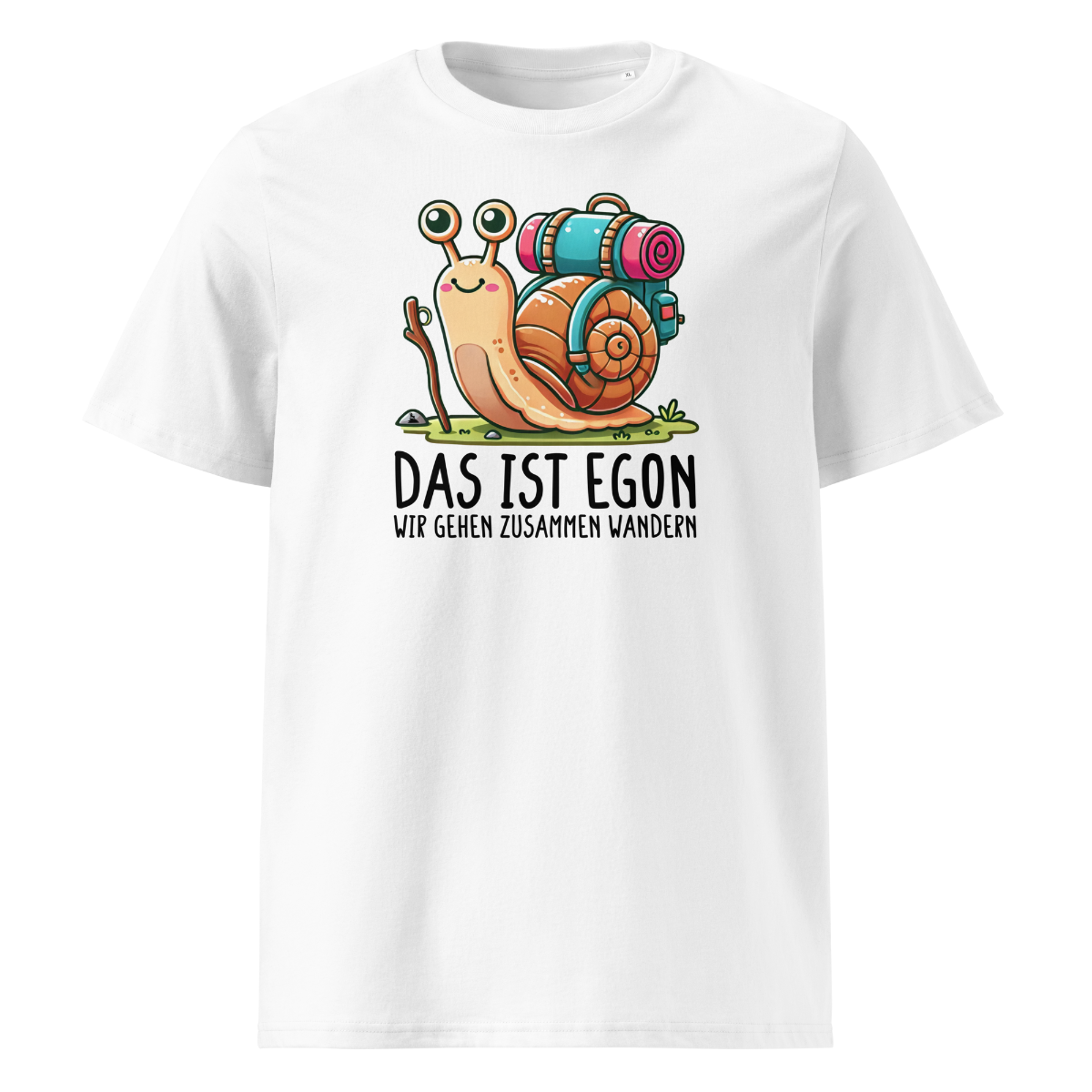 EGON T-Shirt Unisex mit Schnecke Egon, Motivdetail