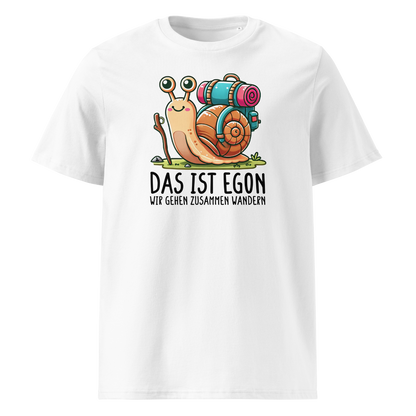 EGON T-Shirt Unisex mit Schnecke Egon, Motivdetail