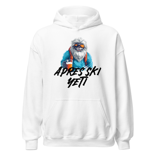 Après Ski Yeti Hoodie mit Yeti-Motiv, Frontansicht