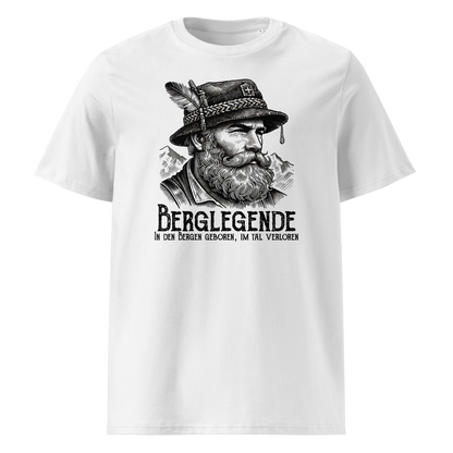 Berglegende T-Shirt mit Wanderspruch, Motivdetail