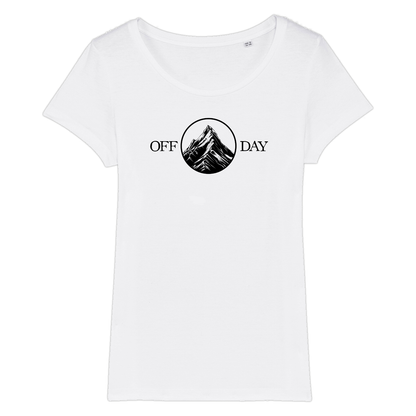 Off Day Frauen Shirt mit lustigem Spruch, Motivdetail